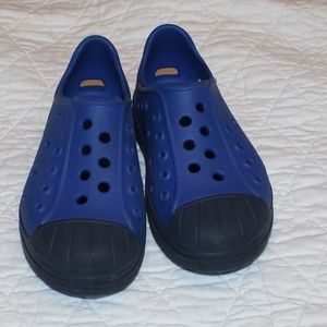 Navy and Royal blue Crocs boys size 12